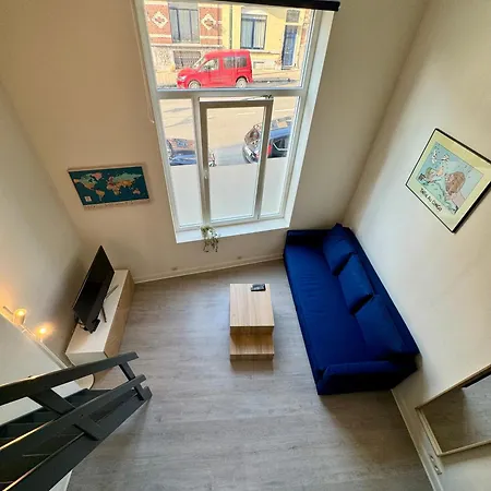 Studio Avec Chambre En Mezzanine Bruxelles Esterno foto