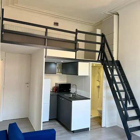 Studio Avec Chambre En Mezzanine Bruxelles Esterno foto